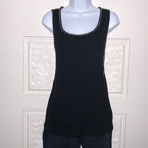 St John's Bay Women’s New Beaded Front Tank XL